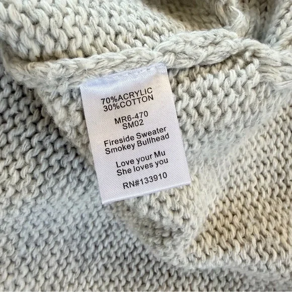 MUMU Mellow Gray Bull Skull Sweater - Picture 6 of 7